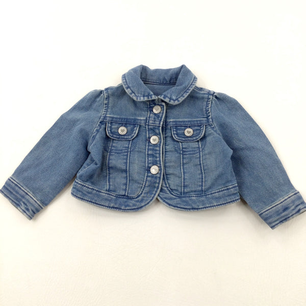 Light Blue Denim Jacket - Girls 6-12 Months