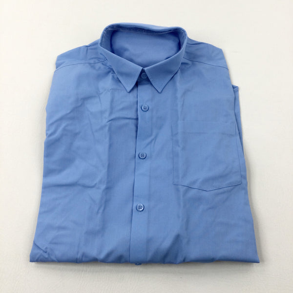 **NEW** Blue School Shirt - Boys 15-16 Years