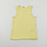 Textured Yellow Vest Top - Girls 2-3 Years