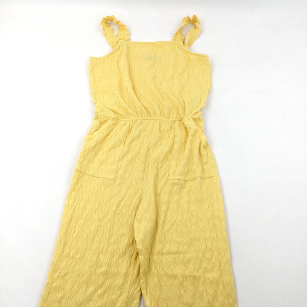Yellow Crinkle Jumpsuit - Girls 14-15 Years