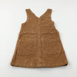 Tan Cord Dress - Girls 7-8 Years