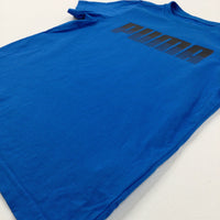 'Puma' Blue T-Shirt - Boys 9-10 Years