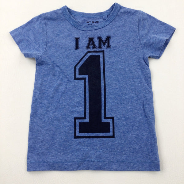 'I am 1' Blue T-Shirt - Boys 9-12 Months