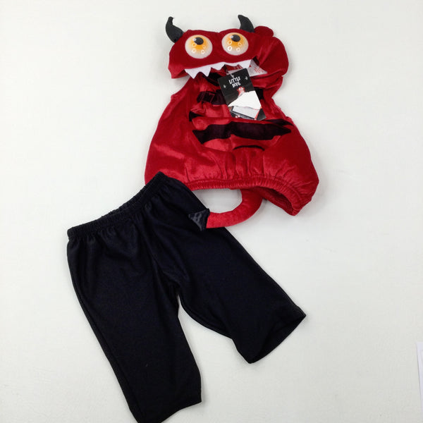 **NEW** Devil 2 Piece Costume - Boys/Girls 0-3 Months