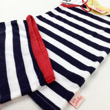 **NEW** Navy & White Striped Vest & Pants Set - Boys 2-3 Years