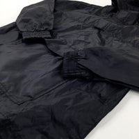 Black Lightweight Waterproof Jacket - Boys 9-10 Years
