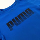 'Puma' Blue T-Shirt - Boys 9-10 Years