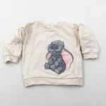 Dumbo Cream Sweatshirt - Girls 3-6 Months