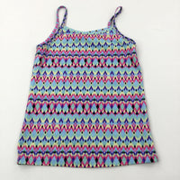 Colourful Patterned Vest Top - Girls 6-7 Years