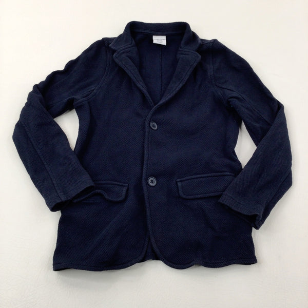 Navy Lightweight Jersey Jacket - Boys 6-7 Years