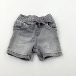 Light Grey Denim Shorts - Boys 2-3 Years