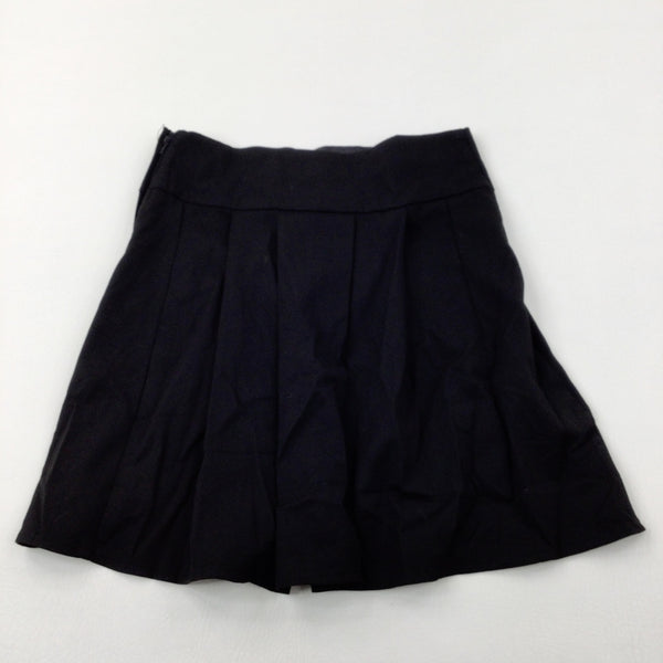 Black School Skirt With Adjustable Waist - Girls 12-13 Years