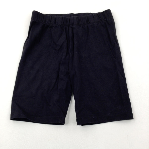 Black Jersey Shorts - Girls 6-7 Years