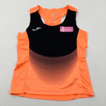 'The Diary Of A Running Girl' Orange & Black Sports Vest Top - Girls 8-9 Years