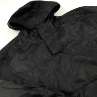 Black Lightweight Waterproof Jacket - Boys 9-10 Years