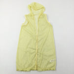 Princess Glittery Yellow Hooded Sheer Caridgan - Girls 7-8 Years