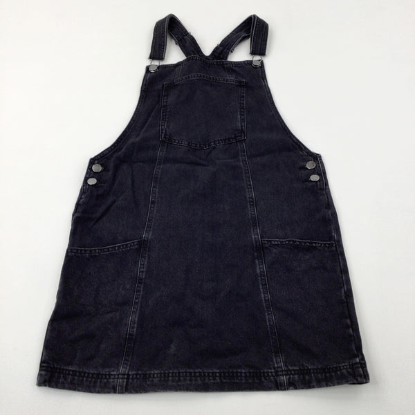 Black Denim Dungaree Dress - Girls 13-14 Years