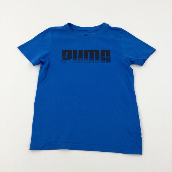 'Puma' Blue T-Shirt - Boys 9-10 Years