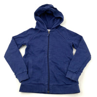 Navy Zip Through Hoodie - Boys/Girls 8-9 Years