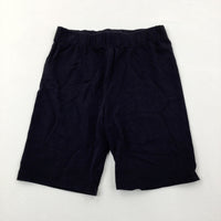 Black Jersey Shorts - Girls 6-7 Years