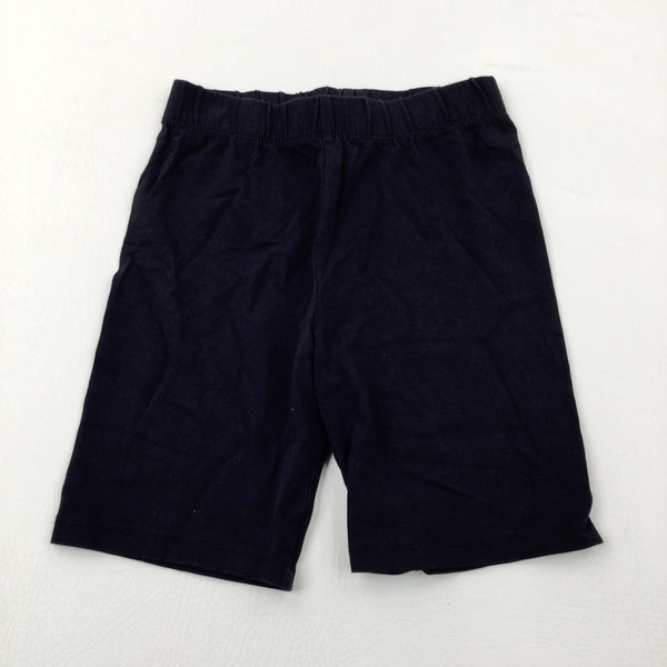 Black Jersey Shorts - Girls 6-7 Years