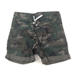 Camo Green Cotton Shorts - Boys 18-24 Months