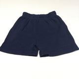 Navy Jersey Shorts - Boys 0-3m