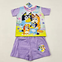 **NEW** Bluey Lilac Short Pyjamas - Girls 18-24 Months