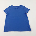 Blue Cotton T-Shirt - Girls 11-12 Years