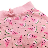 Watermelons Pink Lightweight Jersey Shorts - Girls 2-3 Years