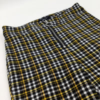 Yellow Checked Trousers - Girls 11-12 Years