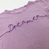 'Dreamer' Lilac T-Shirt - Girls 11-12 Years
