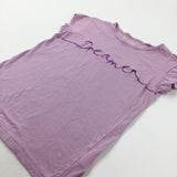 'Dreamer' Lilac T-Shirt - Girls 11-12 Years