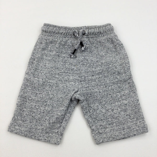 Mottled Grey Thick Jersey Shorts - Boys 5 Years