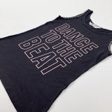 'Dance To The Beat' Grey Vest Top - Girls 11-12 Years