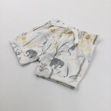 Wild Animals Cream Jersey Shorts - Boys 0-3 Months