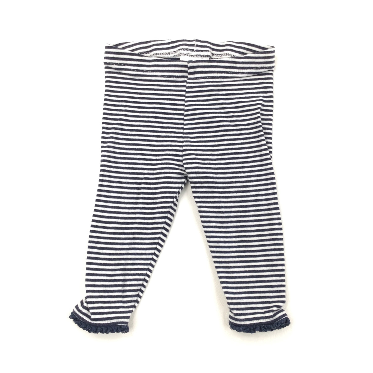 Black & White Stripe Leggings - Girls 3-6 Months – Katie's Kids Clothes