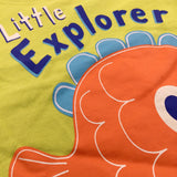 **NEW** 'Little Explorer' Fish Green T-Shirt - Boys 0-3 Months