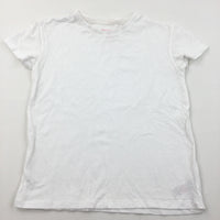 White T-Shirt - Girls 10-11 Years