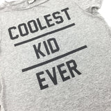 'Coolest Kid Ever' Grey T-Shirt - Girls 11 Years