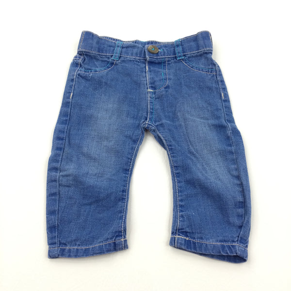 Mid Blue Lightweight Denim Jeans - Boys 0-3 Months