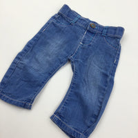 Mid Blue Lightweight Denim Jeans - Boys 0-3 Months