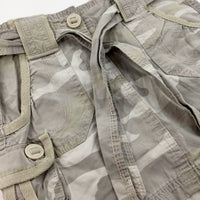 Beige Camouflage Skirt With Adjustable Waistband - Girls 4-5 Years