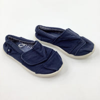 Blue Canvas Shoes - Boys - Shoe Size 8