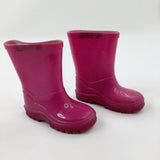Sparkly Pink Wellies - Girls - Shoe Size 5