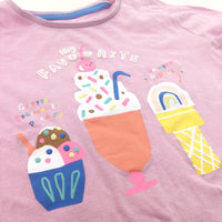 'My Favourite' Ice Creams & Sundaes Pink T-Shirt - Girls 3-4 Years