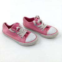 Pink Canvas Shoes - Girls - Shoe Size 11