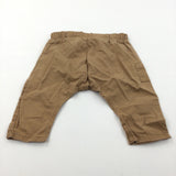 Tan Lightweight Cotton Trousers - Boys 2-4 Months