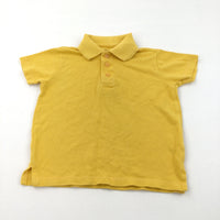 Golden Yellow Polo Shirt - Boys 4 Years