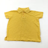 Golden Yellow Polo Shirt - Boys 4 Years